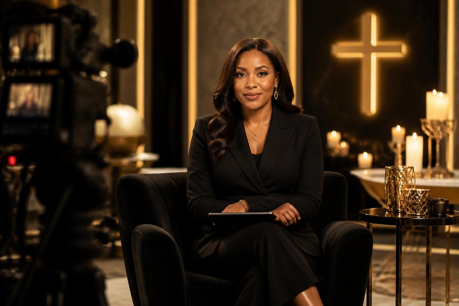 Woman2Woman Talk Show set
